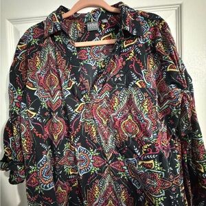 Soho Multicolor Paisley Top